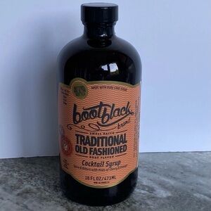 Bootblack Brand Old Fashioned Cocktail Syrup Mix Bitters Small Batch 32 Servings